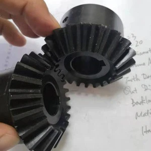 Cheapest price M3 M4 hardened bevel gear set material can be S45C bras or stainless steel 304 for gear box
