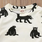 children long-sleeved piecemeal clothing 100% organic cotton newborn baby jumpsuits