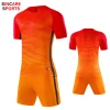 Children Soccer uniforms Match or training football team wears sports T-shirt socks in stock available