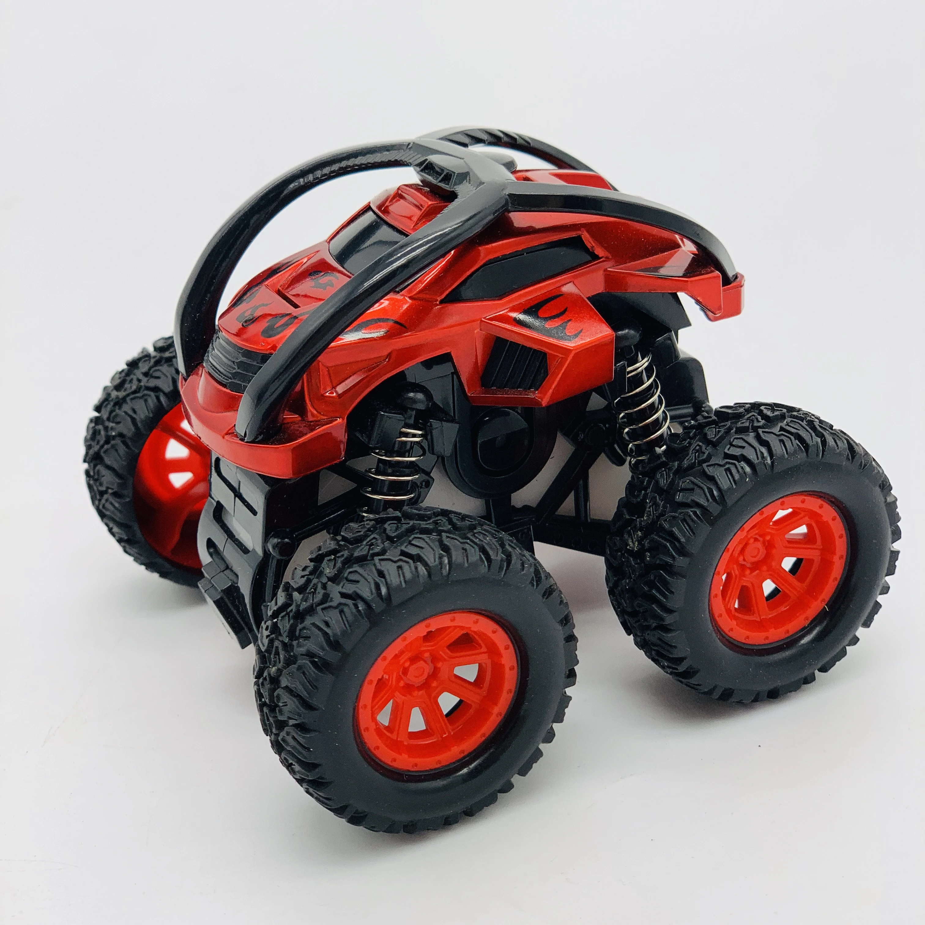 Children stunt inertia truck friction tipping off-road vehicle plastic mini small kids monster car friction toy vehicles