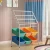 Import Childrens bookshelf toy rack Floor to floor multi-layer Mobile Baby picture book magazine reading bookshelf from China