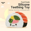 China Factory Customized Natural Non-Toxic Rubber Toy Baby Silicone Teether