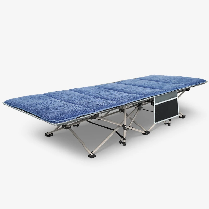 China factory directly supply portable furniture price of folding metal tube bed frame single bed