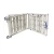 Import China factory wholesale medical bed folding bed ABS headboard a crank manual hospital bed. from China
