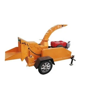 China hot sale good quality tractor diesel garden wood chipper machine tree leaves crusher