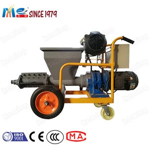 China Hot Sale Various Dry Mix / Wet Mix Cement Mortar Plastering Machine for Wall Ceiling