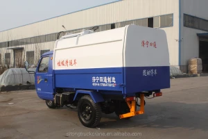 China new small 4m3 capacity compactor garbage truck