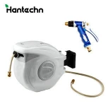 China supplier portable auto garden pvc flexible spray soft water hose reels with brass fittings