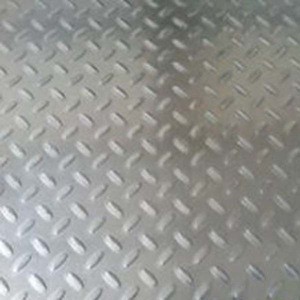 China supply ASTM  316 410 coated/galvanized/black bared stainless steel 400 galvanized chequer plate