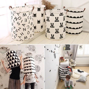 China wholesale suppliers custom foldable dirty clothes storage laundry bag fabric hamper basket