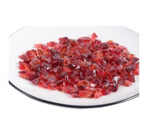 Chinese suppliers crushed colored glass cullet rocks chips for building glass decorative