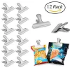 Chip Bag Clips 3 Inches Wide Stainless Steel Heavy-duty All-Purpose Air Tight Seal Grip Clips set of 12pack