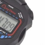 Classic Digital Professional Handheld LCD Chronograph Sports Stopwatch Timer Stop Watch with string