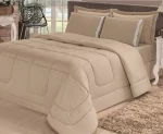 Classic plain solid bedspread for home living
