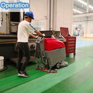 CLEANVAC  hand held floor scrubber battery type floor scrubber manual cleaning equipment