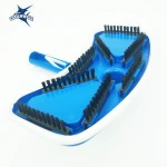 Cleanwell blue pool accessory weighted butterfly above and in ground Swimming Pool Vacuum Head