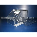 Clear Acrylic Bulk Food Bin With Scoop Holder