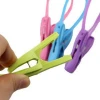 Clothesline Windproof Hanger Hanging Clip Plastic Small Clothes Drying Peg for Baby Clothes Socks