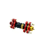 CM Twin Sphere Union Flexible Rubber Joint with Brass Union