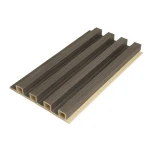 Co-extrusion 155x20x2900mm  wpc solid wood fluted wall decoration  panels