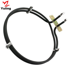 Coiled electrical toaster heating element