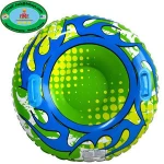 Cold Resistant PVC Winter Sports Toys Inflatable Snow Tube Ski Ring Sled