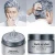 Import Color Hair Wax Styling Pomade Silver Grandma Grey Temporary Hair Dye Disposable Fashion Molding Coloring Mud Cream from China