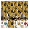 Colorful Designs 3D wallpaper decorative pvc deep embossed office wallpaper china