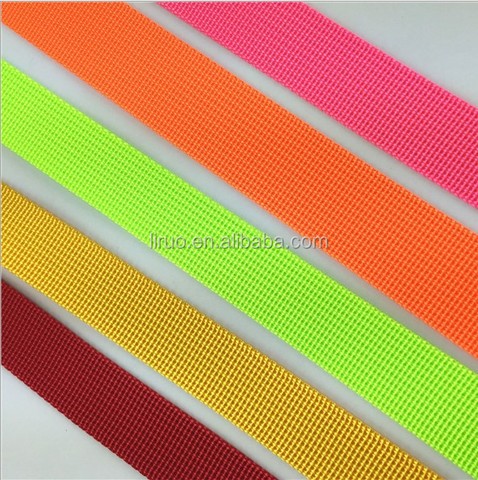 Colorful nylon webbing strap 15mm,20mm,25mm