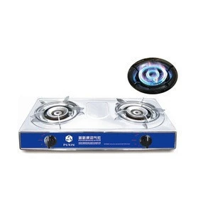 Commercial Gas Stove Double Burner for Cooking in Using Biogas