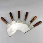 Competitive Price Precise Casting Handle With Man-Made Color Wood Handle Multi-Use Painting Scraper Putty