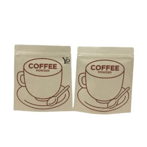 Buy Compostable Design Kraft Paper Envelope Tea Nut Snack Food Storage ...