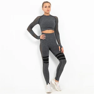 Conjunto de ginsio de yoga roupas de treino para as mulheres roupas de fitness esporte suti terno de duas peas roupas de moda