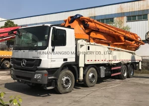 Construction Machine 50 Meter Actros 4141 Used Concrete Pump Truck for Transportation