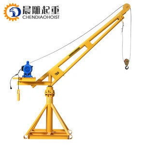 Construction Mini Crane, 500kg Arm Rotating Lifting Crane