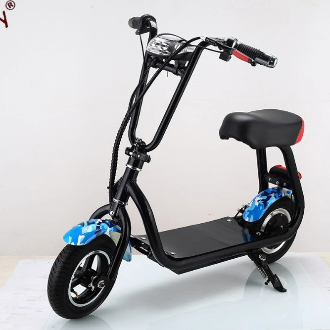COOLBABY Foldable/Folding Mini Electric Ebike/Bicycle/Bike  for Adults with Lithium Battery