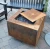 Import corten steel square fire pit from China