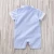 Import Cotton New Born Baby Romper 2020 Summer 0-3 Months Short Sleeve 100% Cotton Clothes Rompers Baby Boys Knitted Fabric 3-5 Days from China