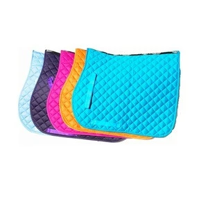 Cotton Saddle Pads With Honeycomb Lining.