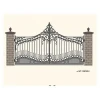 Courtyard Entry Gates At Artistic Iron Works Forged Iron Gate Designs