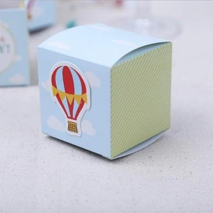 Creative Converting Up, Up &amp; Away Cupcake box for Baby shower Party Gift box