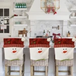 Cross-Border Christmas Festival Chair Set for Shopping Mall Restaurant Atmosphere & Living Room Decor Wholesale Cushion Set