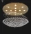 Import crystal interior lighting chandelier wave shape indoor light modern european crystal lighting from China