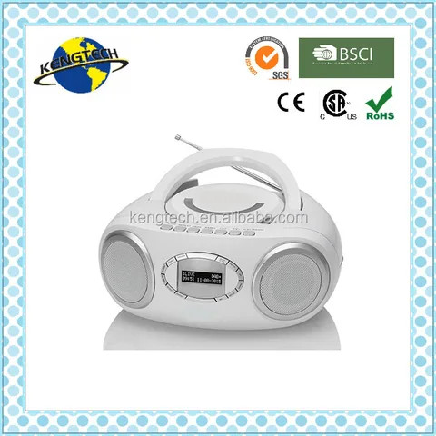 CT-289 DAB+ White Color DAB+ Radio PLL Radio CD Boombox USB Boombox