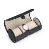 Custom 3 Slots Leather Watch Display Box Private Logo PU Luxury Watch Box Multiple Color