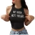 Import Custom Casual Running Crop Top Top Tee Sexy Women Letter Print White Sleeveless Fitness Yoga Tank Tops from China