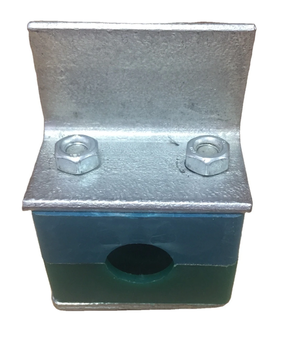 Custom corrosion resistance water pipe clamp holder with weld plate for sale