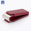 Custom Design Colorful  Stainless Steel Metal Money Clip Strong Spring Money Clips with Ready Mould