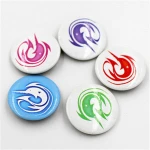 Custom Design Graphic Art Featured Quality Craft Cloth Fabric Tin Button Badge,Factory Metal Button Round