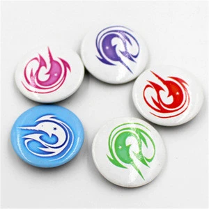 Custom Design Graphic Art Featured Quality Craft Cloth Fabric Tin Button Badge,Factory Metal Button Round